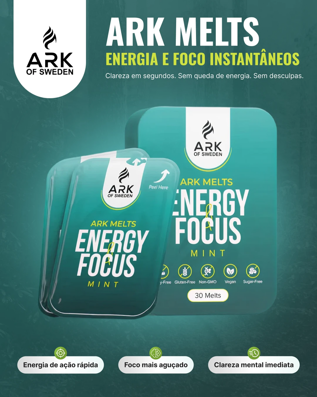 Ark Melts - Foco e energia instântaneos