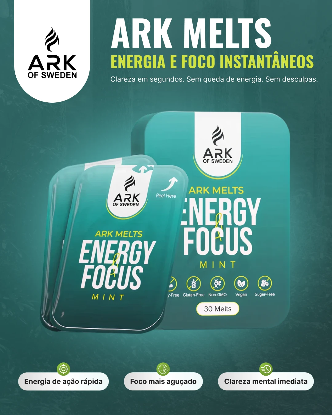 Ark Melts - Foco e energia instântaneos