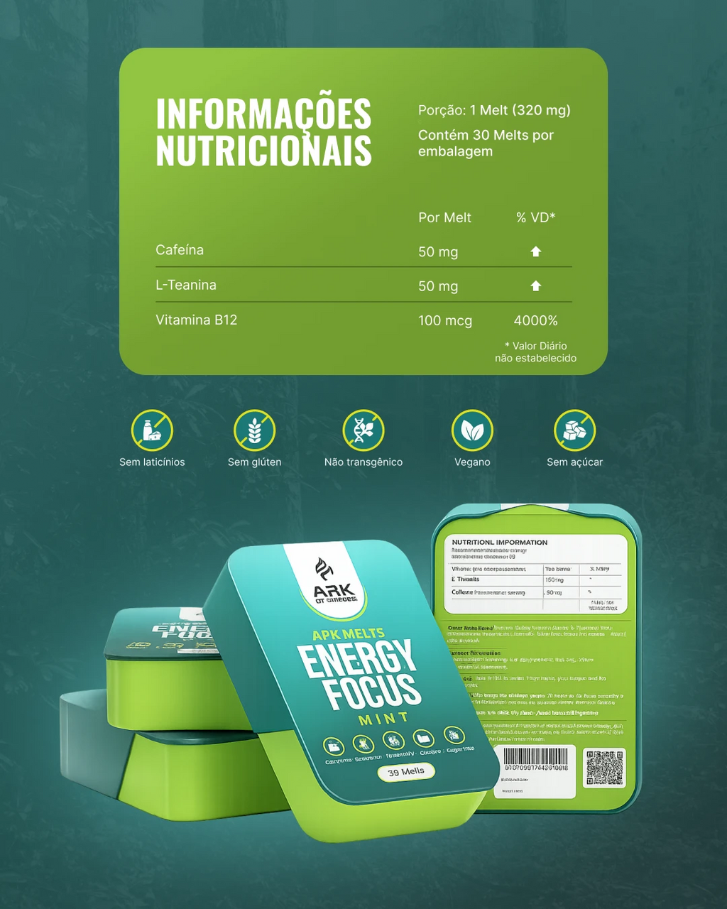 Ark Melts - Foco e energia instântaneos