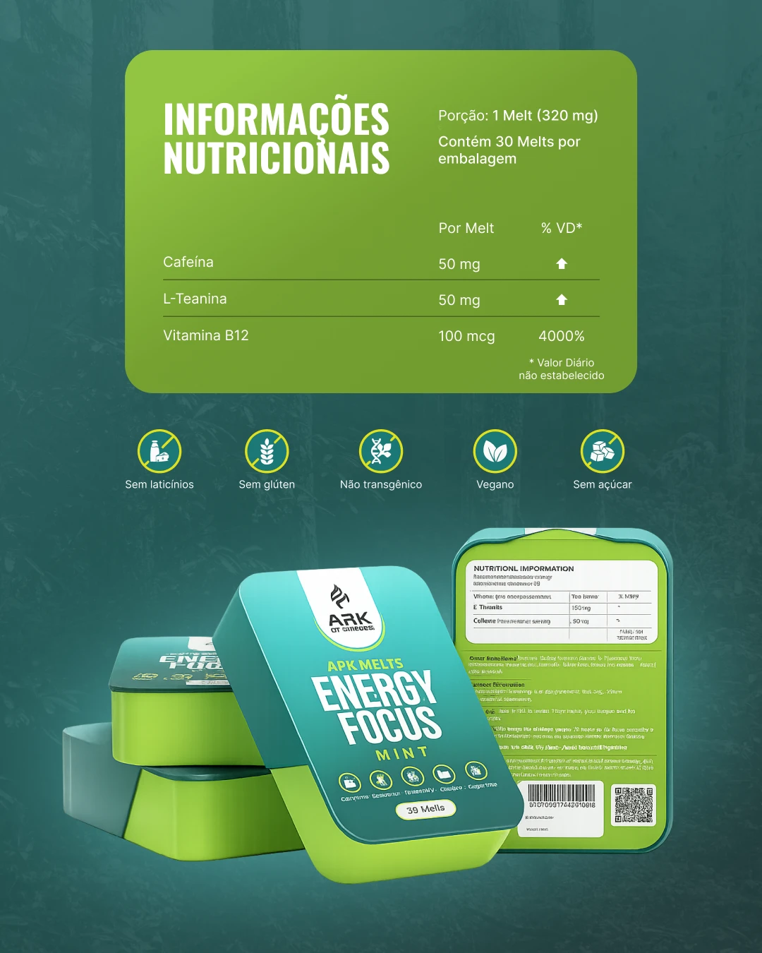 Ark Melts - Foco e energia instântaneos